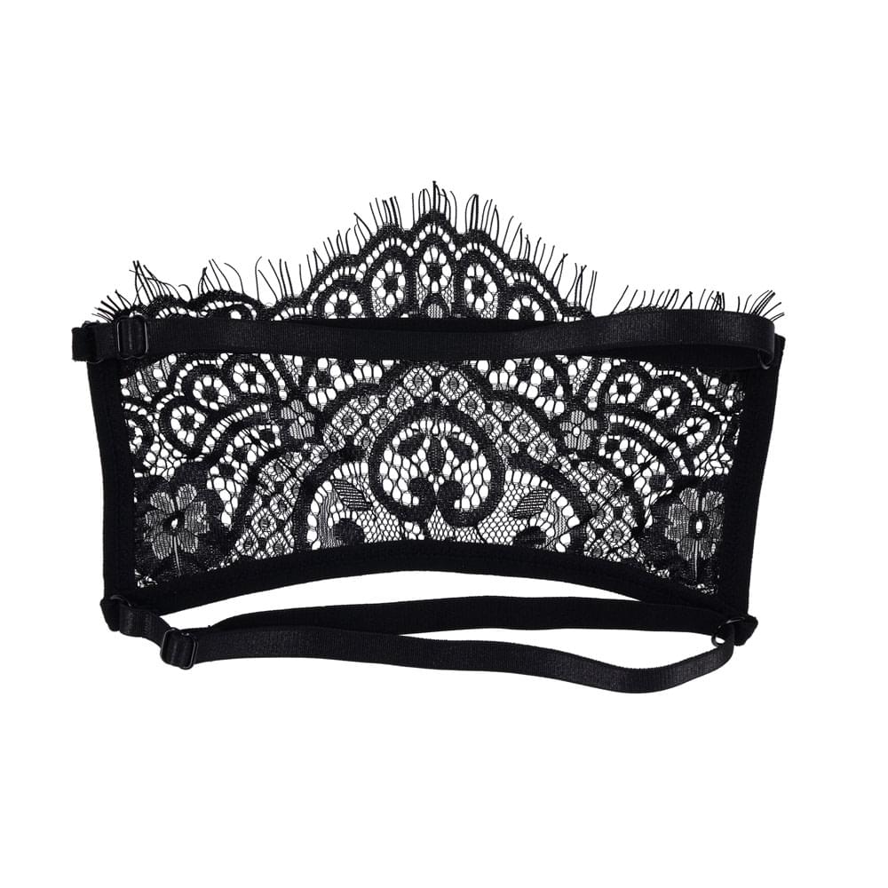 S&M Veiled Vision Lace Blindfold -  Lace Blindfold