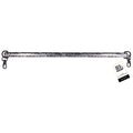 Sex & Mischief Lace Spreader Bar -  Restraint Bar with elegant black lace design and metal clasps.