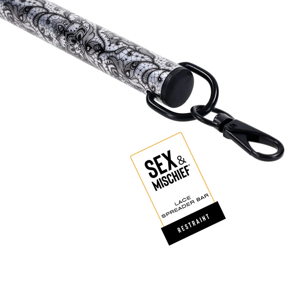 Sex & Mischief Lace Spreader Bar -  Restraint Bar Sportsheets Discreet Intimate Essentials.