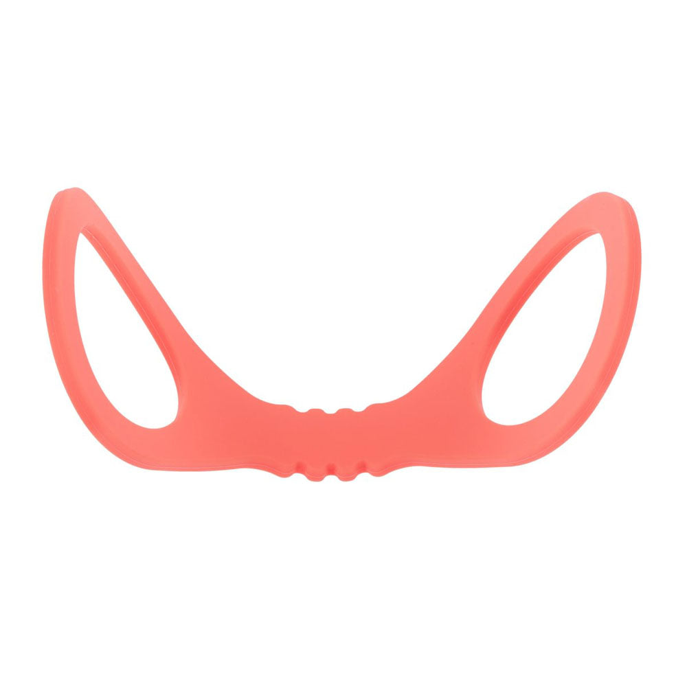 Sex & Mischief Peaches n CreaMe Small Silicone Cuffs - Peach Silicone Restraints in soft, body-safe silicone for playful restraint.