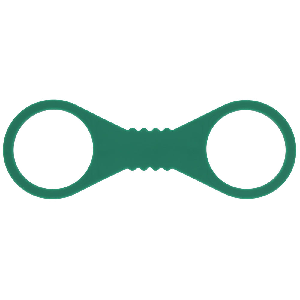 Soft silicone design of the Sex & Mischief Indica Large Silicone Cuffs -  Large Restraints for easy restraint play.