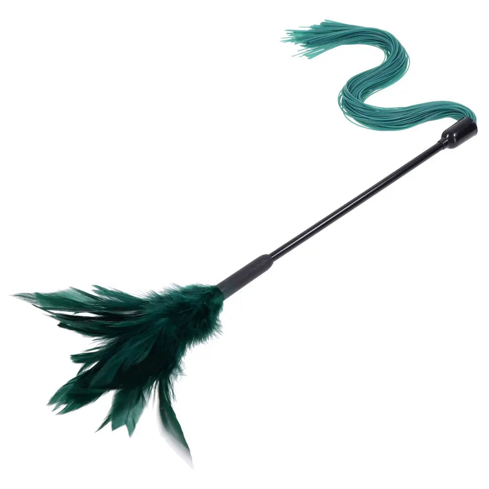 Sex & Mischief Indica Feather Tickler -  Feather Tickler Whip Sportsheets Discreet Intimate Essentials.