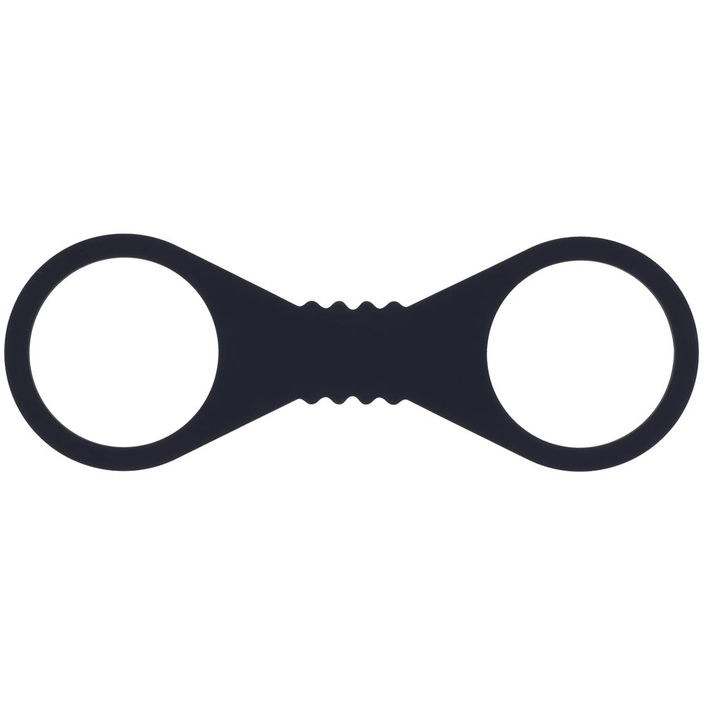 Sex & Mischief Shadow Large Silicone Cuffs - Large Restraints for secure and comfortable restraint play.