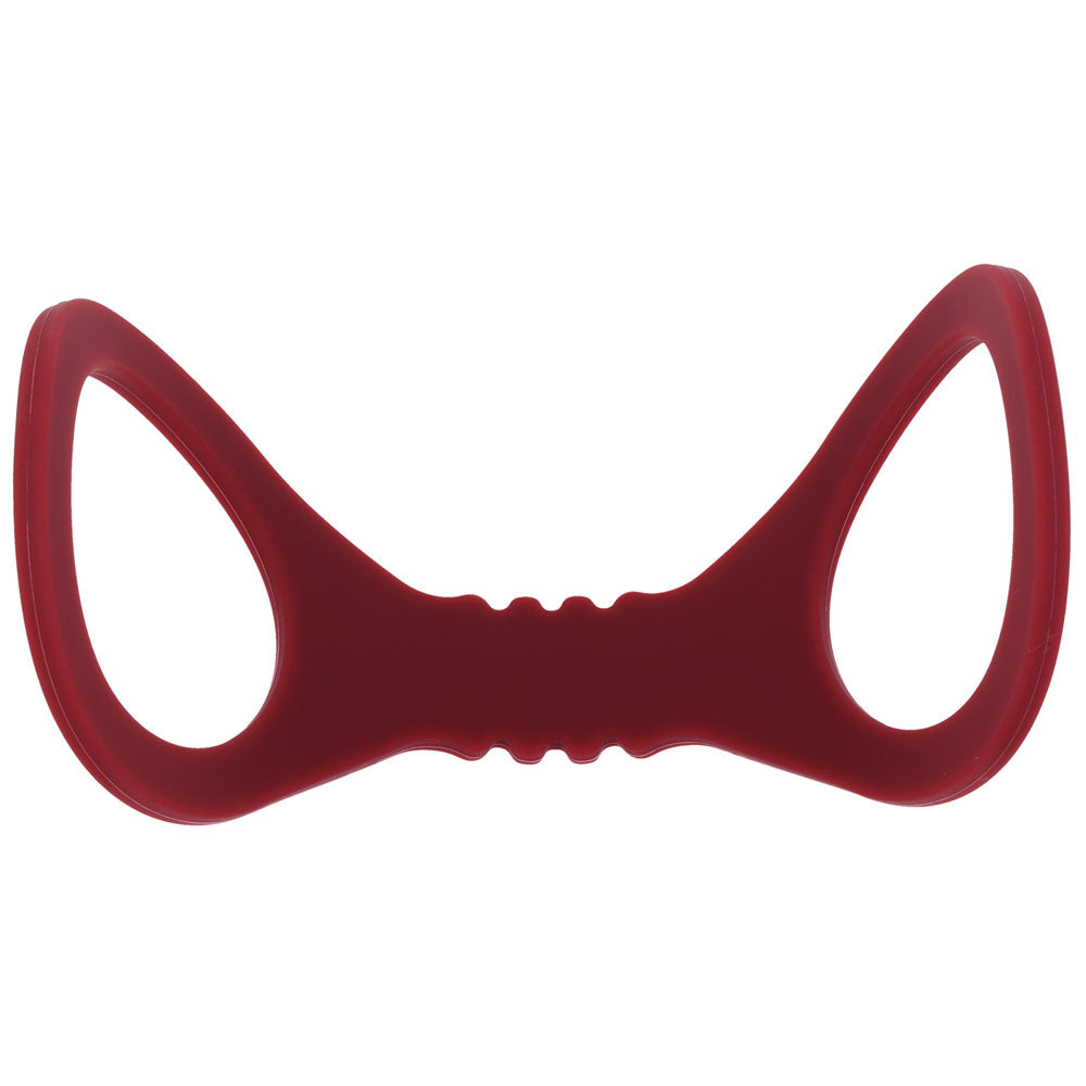 Sex & Mischief Enchanted Small Silicone Cuffs - Burgundy Small Restraints for intimate essentials and gentle restraint.