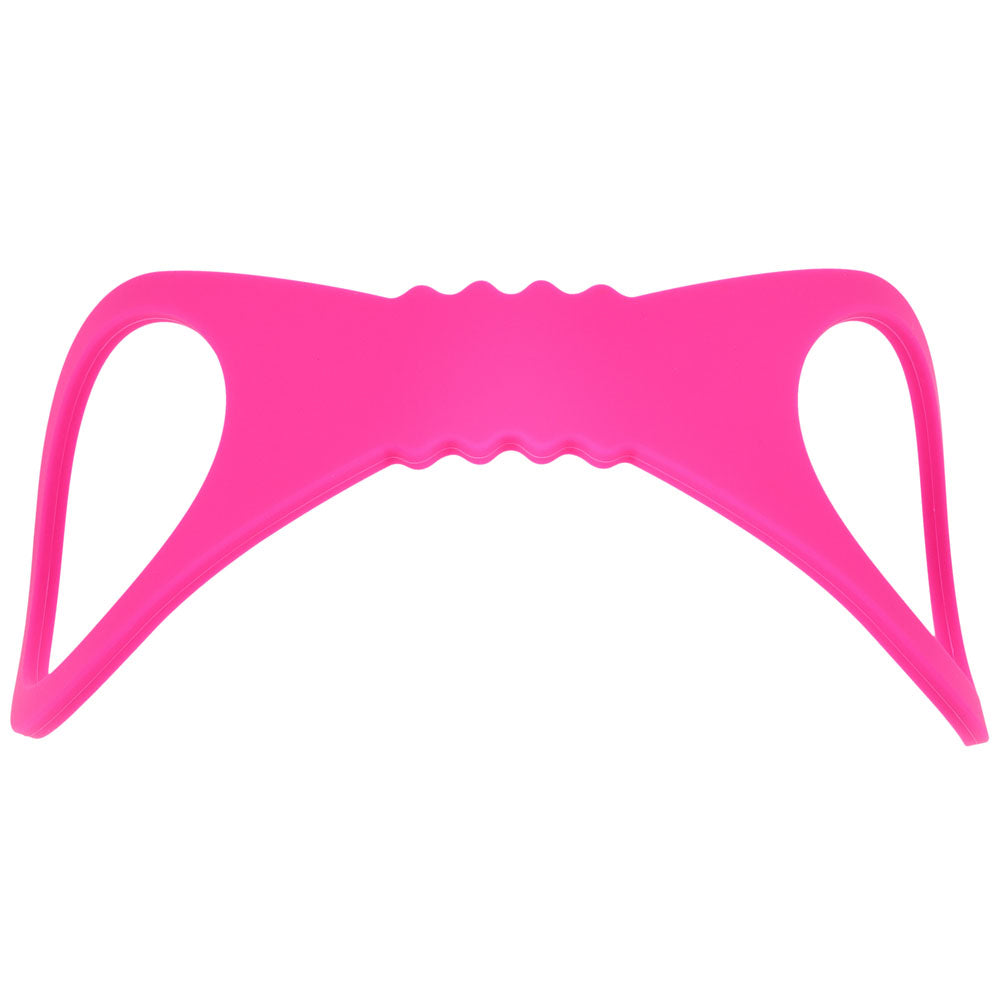 Sex & Mischief Large Hot  Silicone Cuffs - Hot  Large Restraints in vibrant hot pink silicone, perfect for playful restraint.