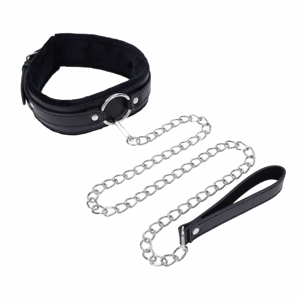 S&M Shadow Collar and Leash -  Neck Restraint and Leash Sportsheets Discreet Intimate Essentials.