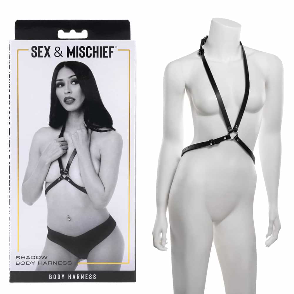 S&M Shadow Body Harness -  Harness Sportsheets Discreet Intimate Essentials.