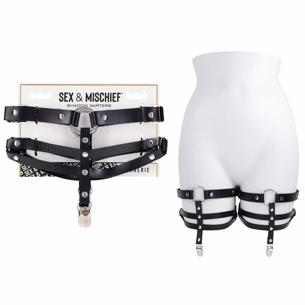 S&M Shadow Garters -  Leg Garters Sportsheets Discreet Intimate Essentials.