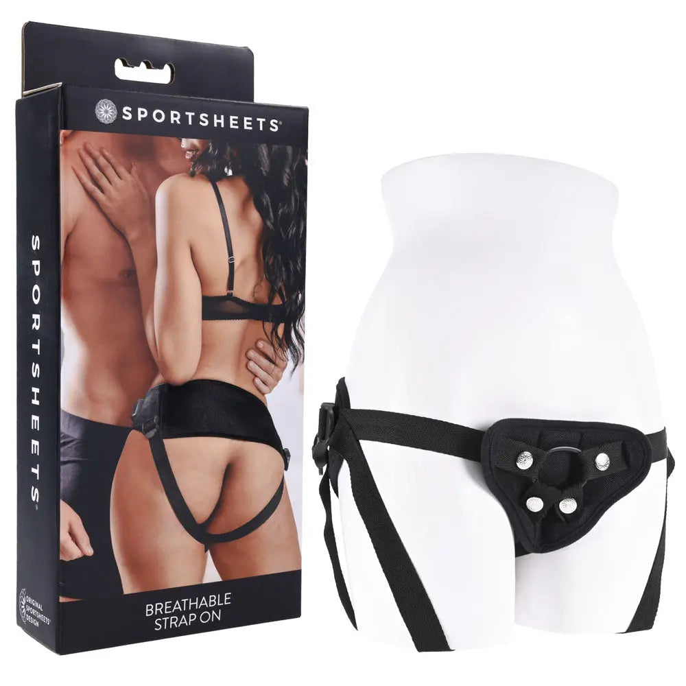SPORTSHEETS Breathable Strap On -  Adjustable Strap-On Harness (No Probe Included) Sportsheets Discreet Intimate Essentials.