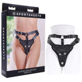 SPORTSHEETS Aurora High Waisted Strap On -  Adjustable Strap-On Harness (No Probe Included) displayed on a mannequin.