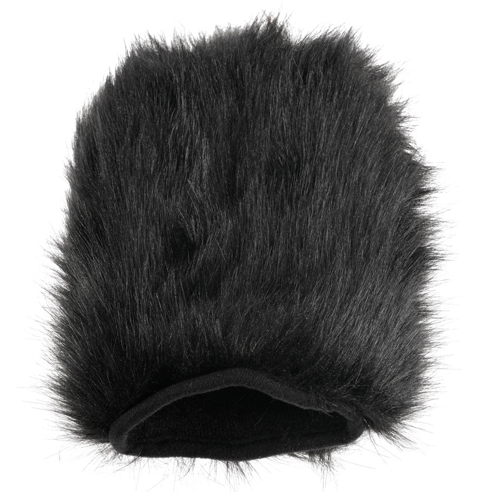 SPORTSHEETS Spiked Sensory Mitt -  Furry Mitt with Spikes view showcasing luxurious faux fur texture.