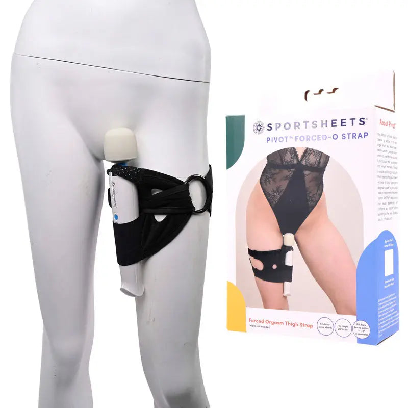Pivot 2 in 1 Forced-O Strap - Thigh Harness for Massagers Sportsheets Discreet Intimate Essentials.
