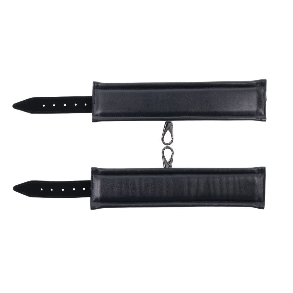 SPORTSHEETS Velvet Noir Silicone Nipple Suckers - /Grey Nipple Suckers - Set of 2, featuring black leather straps for enhanced pleasure.