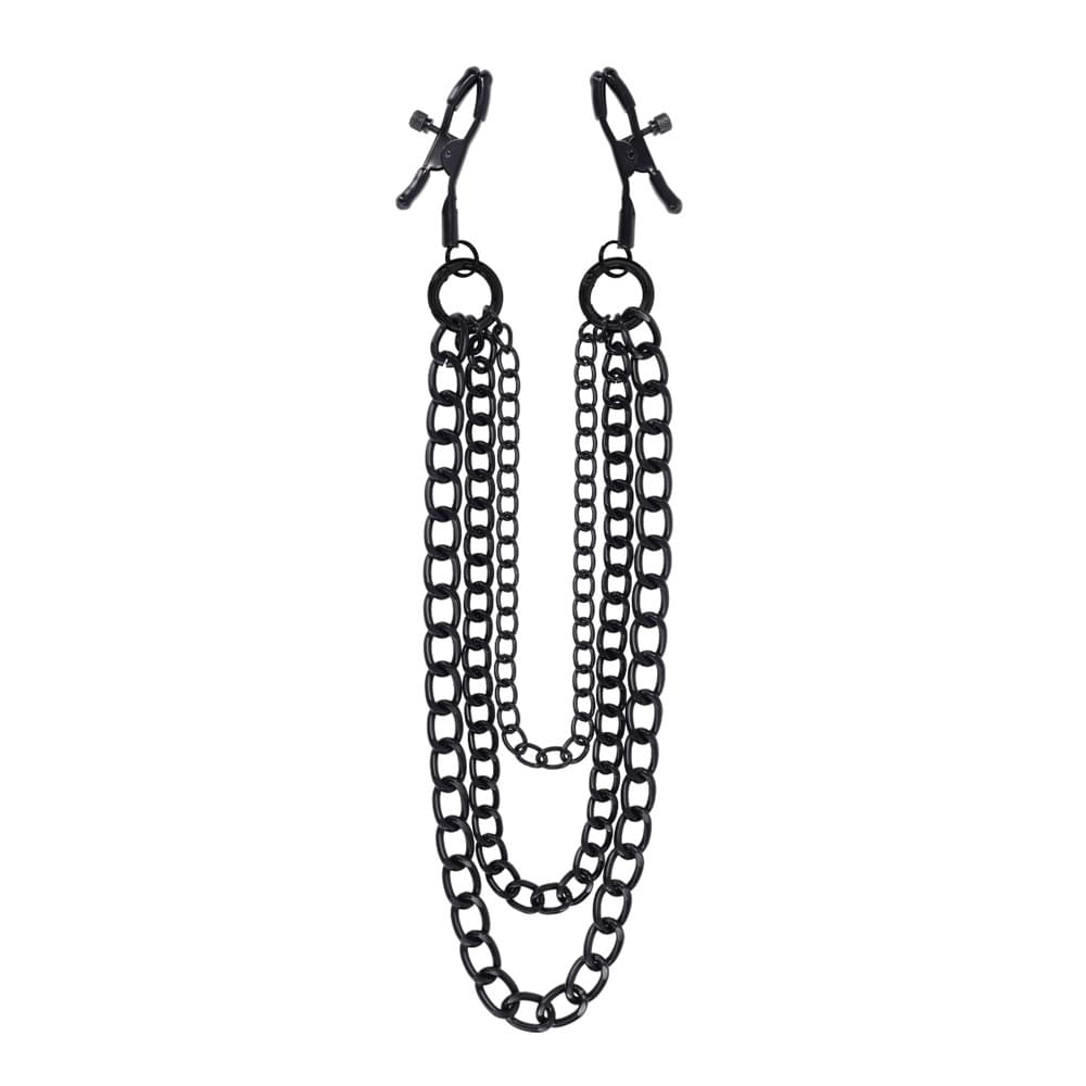 SPORTSHEETS Signature Midnight Muse exCHAINgeable Nipple Jewelry -  Nipple Clamps with Chain by Sportsheets from Discreet Intimate Essentials for  BONDAGE-TOYS, quality products at discount affordable prices.
