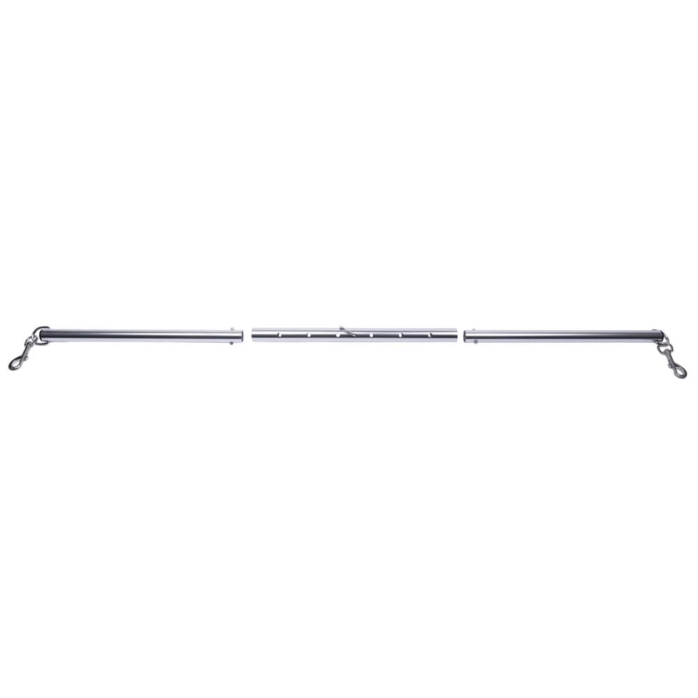 SPORTSHEETS Signature Adjustable Spreader Bar - Silver Metal Adjustable Spreader Bar (No Cuffs Included)