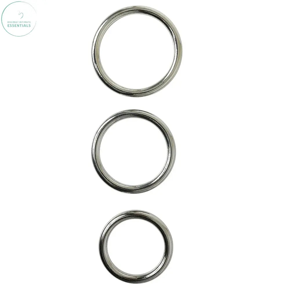 Affordable quality SPORTSHEETS Seamless Metal O-Ring 3 Pack - Metal Rings - Set of 3 Sizes  from Sportsheets by Discreet Intimate Essentials with Discreet Delivery 