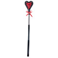 แส้ Sex & Mischief Heart Beat Crop - แส้ขนาด 37.5 ซม. สีแดง