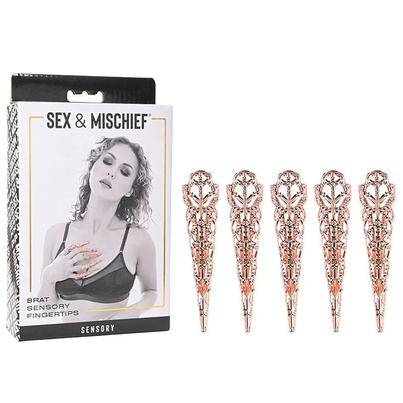 Sex & Mischief Brat Sensory Fingertips -  - Set of 5 Sportsheets Discreet Intimate Essentials.