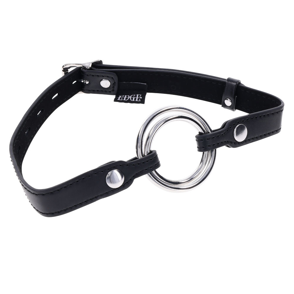 EDGE Interchangeable Ring Gag -  Mouth Gag Restraint with 2 Interchangeable Pieces, designed for total control and versatility.