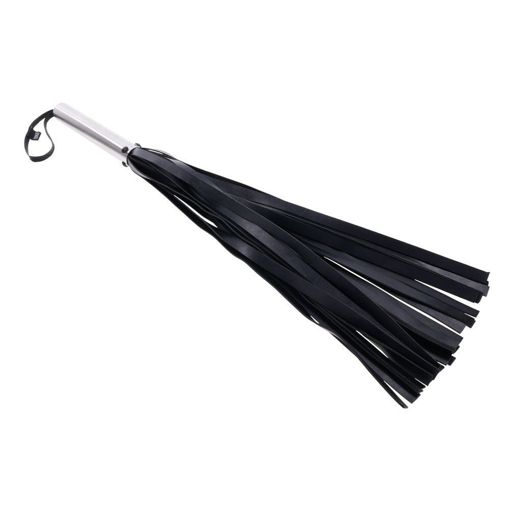 EDGE Flogger - Flogger Whip with Metal Handle designed for impactful intimate play.