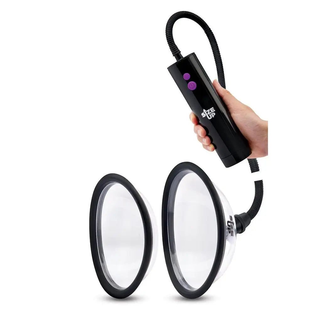 Affordable quality Size Up Rechargeable Power Plumper Pussy Pump -  USB Rechargeable Vagina Pump with Interchangeable Chambers  from XGEN Products by Discreet Intimate Essentials with Discreet Delivery 