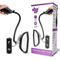 Size Up Vibrating Pussy Pump -  Vibrating Vagina Pump with wired remote and clear viewing chamber.