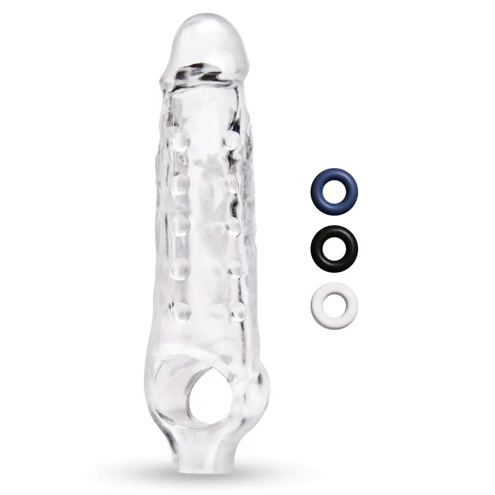 Affordable quality Size Up 1 Inch See-Thru Stretch Penis Extender -  2.5 cm (1'') Penis Extension Sleeve  from Xgen Products by Discreet Intimate Essentials with Discreet Delivery 