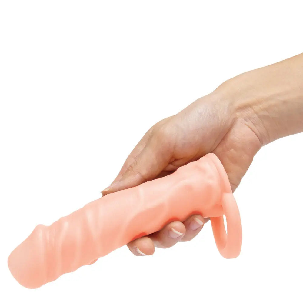 Affordable quality Size Up Realistic 1 Inch Penis Extender -  -  2.5 cm (1'') Penis Extension Sleeve  from Xgen Products by Discreet Intimate Essentials with Discreet Delivery 