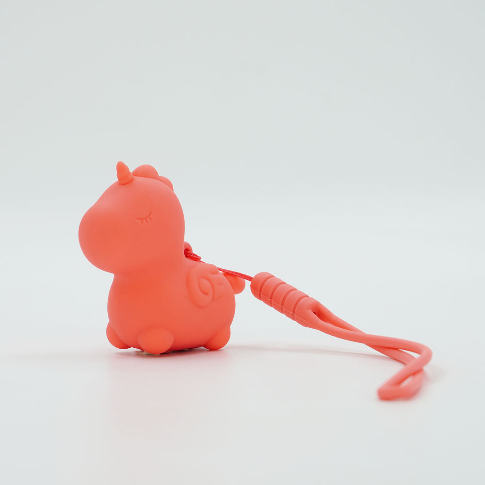 Unihorn Mini - Peachy Pony - Peach USB Rechargeable Stimulator, cute mini vibrator for intimate essentials for her.