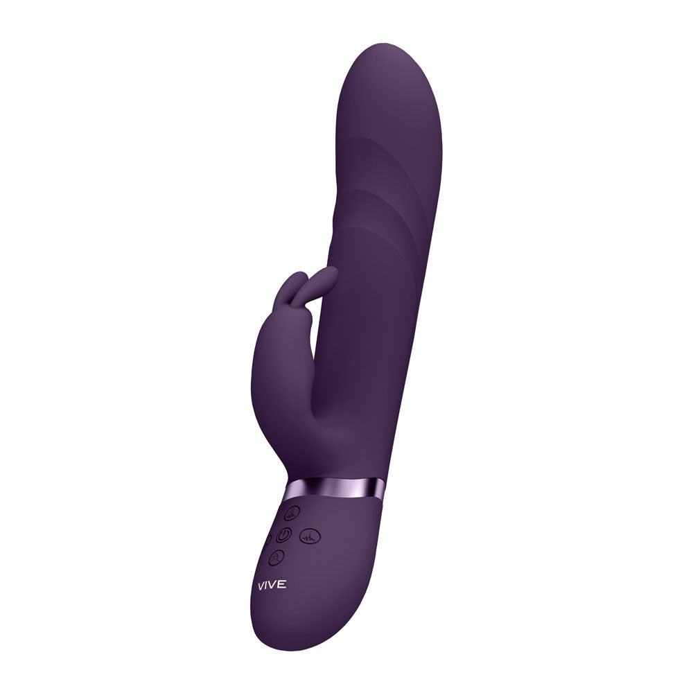 VIVE Nari -  -  24.1 cm USB Rechargeable Rabbit Vibrator, innovative design for ultimate pleasure.
