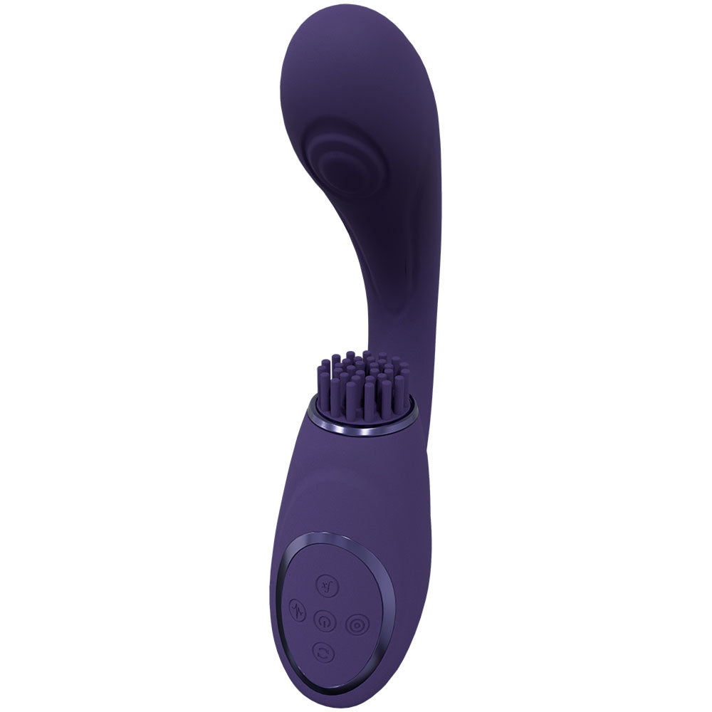 VIVE Gen -  -  USB Rechargeable Triple Motor Vibrator, featuring soft bristles and independently controlled motors for ultimate pleasure.