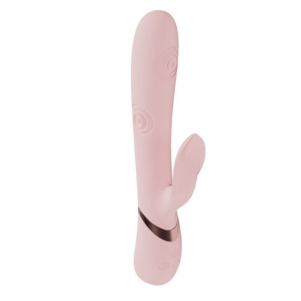 VIVE Fronda -  -  25 cm USB Rechargeable Tapping Rabbit Vibrator, a premium intimate essential for her.