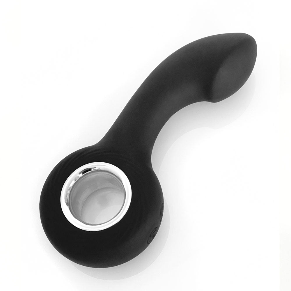 VERS Rechargeable Silicone P-Spot Vibe -  13 cm USB Rechargeable Prostate Massager on a white background.