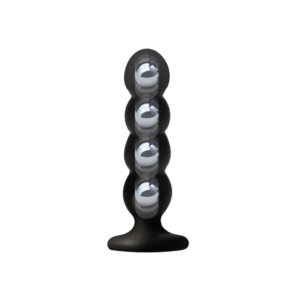 VERS Liquid Silicone Suction Plug -  16.5 cm Butt Plug with Internal Steel Balls C1 Releasing Discreet Intimate Essentials.