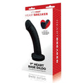 WhipSmart Heartbreaker 7'' Heart Base Dildo -  17.8 cm Dong with Heart Shaped Base packaging showing soft silicone design.