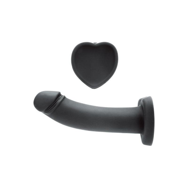 WhipSmart Heartbreaker 7'' Heart Base Dildo -  17.8 cm Dong with Heart Shaped Base for intimate play.