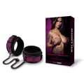 WhipSmart Dragons Lair Deluxe Wrist & Ankle Cuffs - /Black Restraints featuring soft padded lining for comfort.
