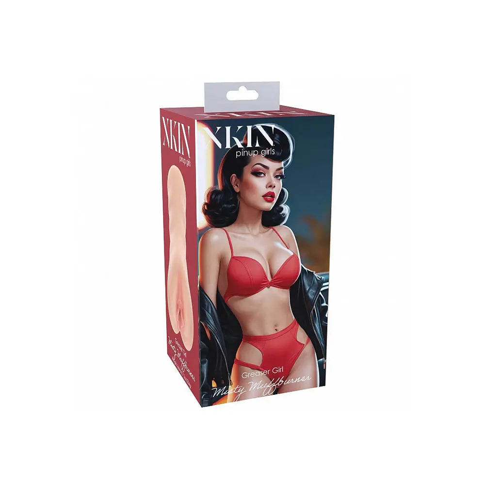 XKIN Pinup Girls - Misty Muffburner -  12 cm Vagina Stroker Shots Toys Discreet Intimate Essentials.