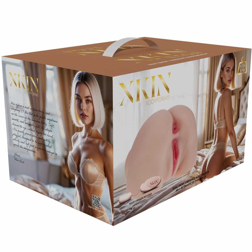 XKIN Bodyforms - Mia Hart -  Doggy-Style Torso Masturbator Shots Toys Discreet Intimate Essentials.