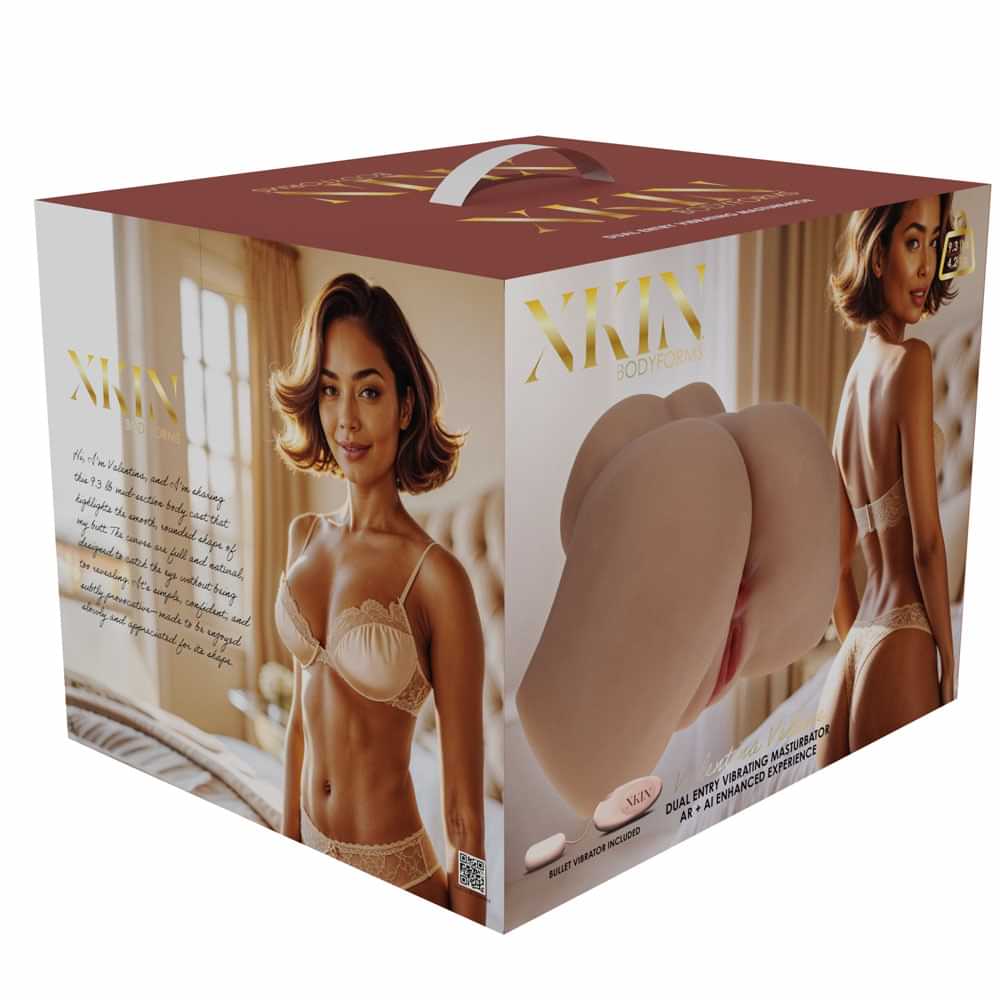 XKIN Bodyforms - Valentina Vellure - Tan Doggy-Style Torso Masturbator Shots Toys Discreet Intimate Essentials.