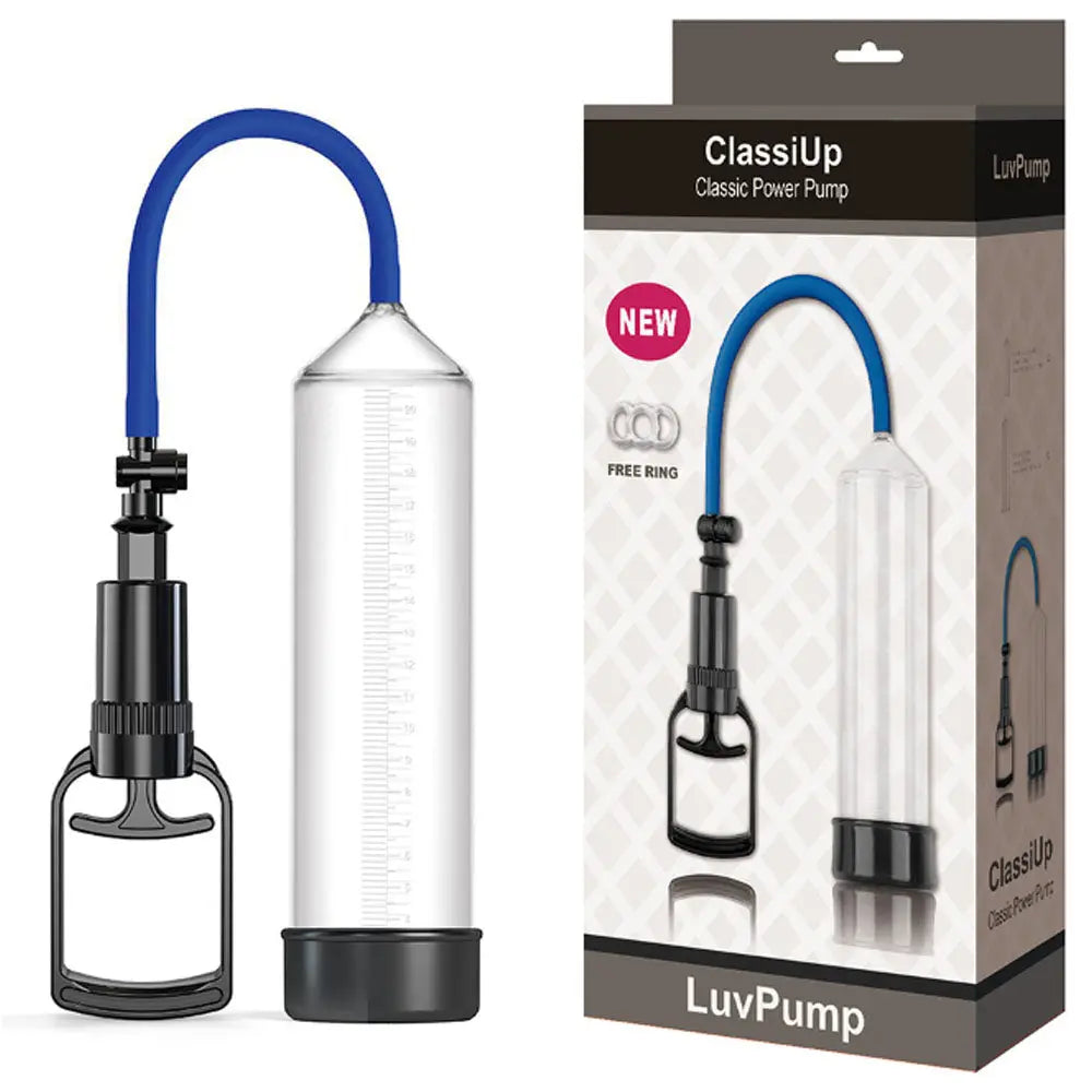 Affordable quality LuvPump ClassiUp Classic Power Pump - Medium -  Penis Pump  from LuvPump by Discreet Intimate Essentials with Discreet Delivery 