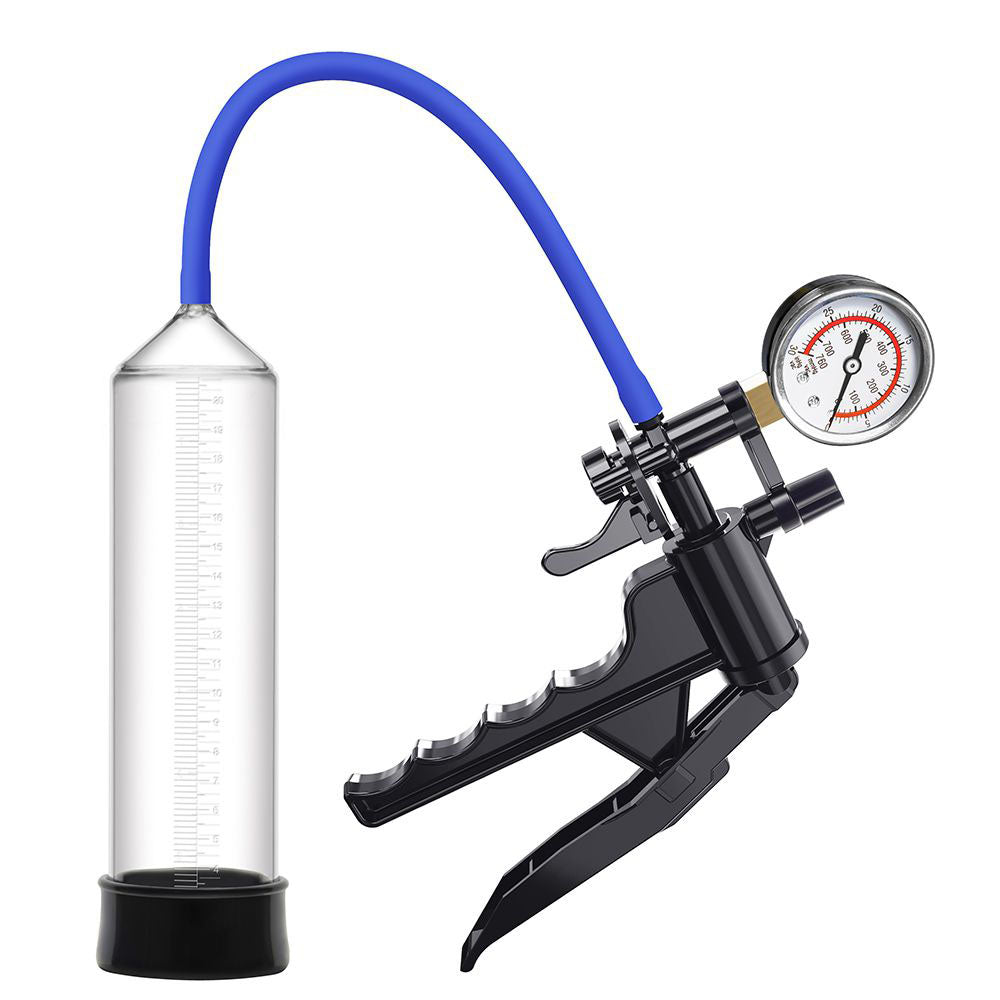 LuvPump ProXtra Professional Gauge Power Pump - Penis Pump with Pressure Gauge for enhanced male sensitivity and erection.
