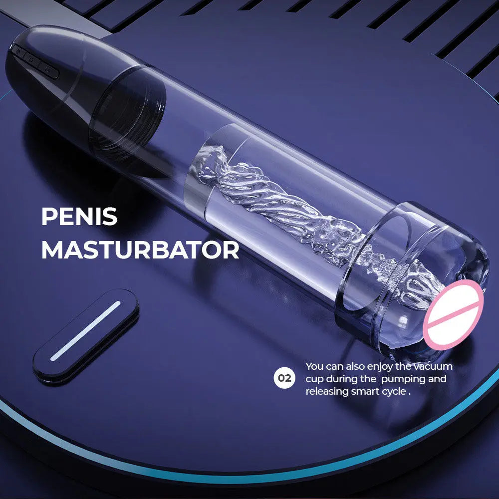 Affordable quality LuvPump Smart Penis Pump -  USB Rechargeable 2-in-1 Automatic Penis Pump  from LuvPump by Discreet Intimate Essentials with Discreet Delivery 