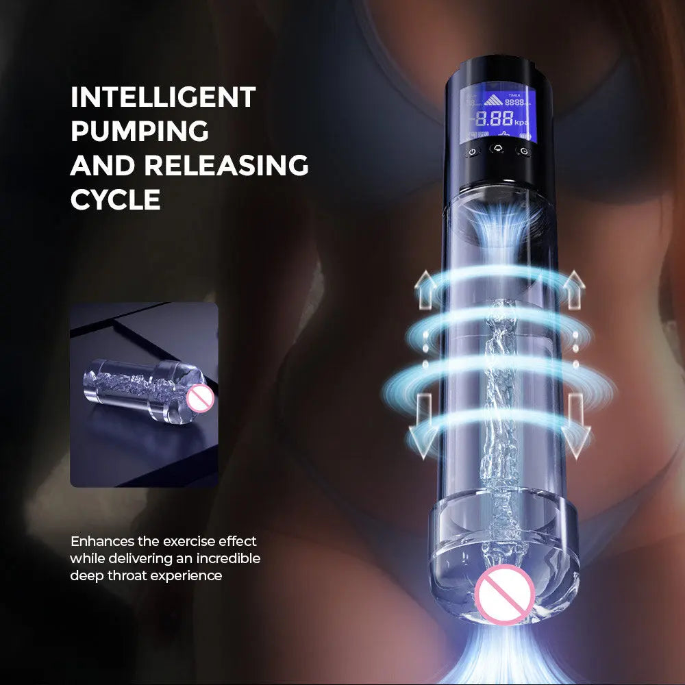 Affordable quality LuvPump Smart Penis Pump -  USB Rechargeable Automatic Penis Pump  from LuvPump by Discreet Intimate Essentials with Discreet Delivery 