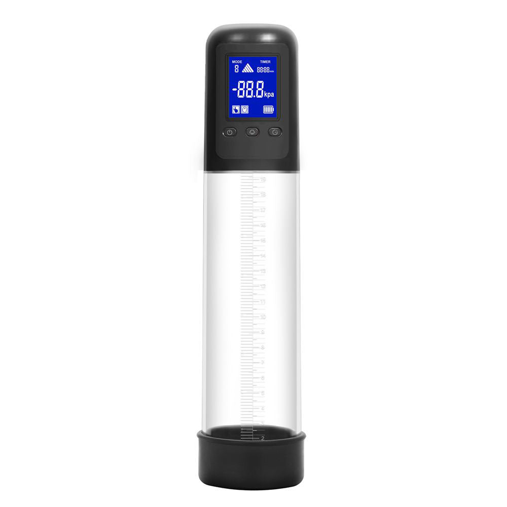 LuvPump Smart Penis Pump -  USB Rechargeable Automatic Penis Pump with LCD display for effective suction.