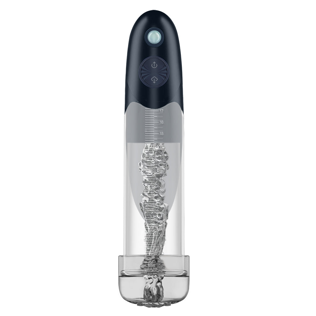 LuvPump BathFun - USB Rechargeable Waterproof Automatic Penis Pump for enhanced pleasure in the bath or shower.
