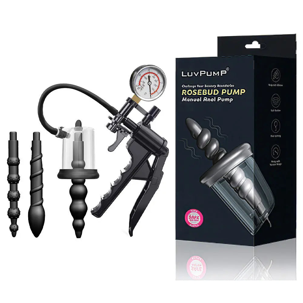 Affordable quality LuvPump Rosebud Pump - Manual Anal Pump  from LuvPump by Discreet Intimate Essentials with Discreet Delivery 