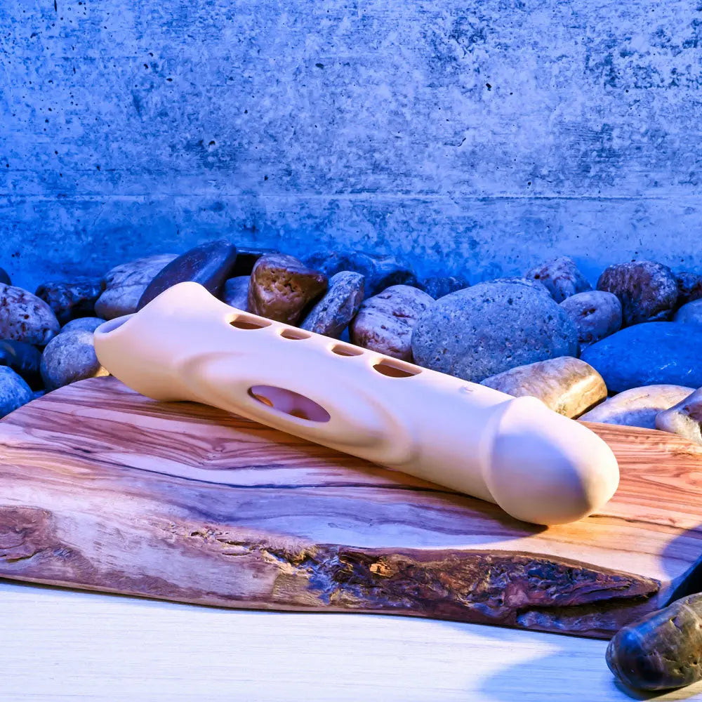 Zero Tolerance BIG BOY EXTENDER - Light -  USB Rechargeable Vibrating Penis Extension Sleeve Zero Tolerance Discreet Intimate Essentials.