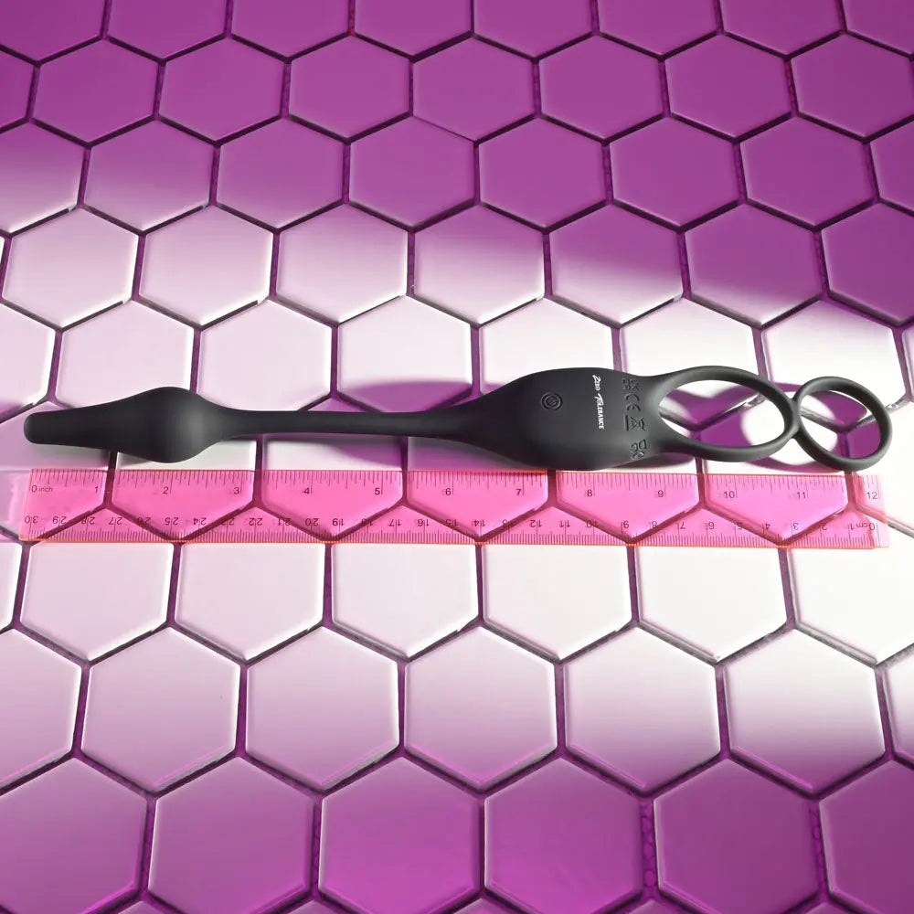 Zero Tolerance PLUG & TUG -  USB Rechargeable Vibrating Cock Ring with Anal Plug Zero Tolerance Discreet Intimate Essentials.