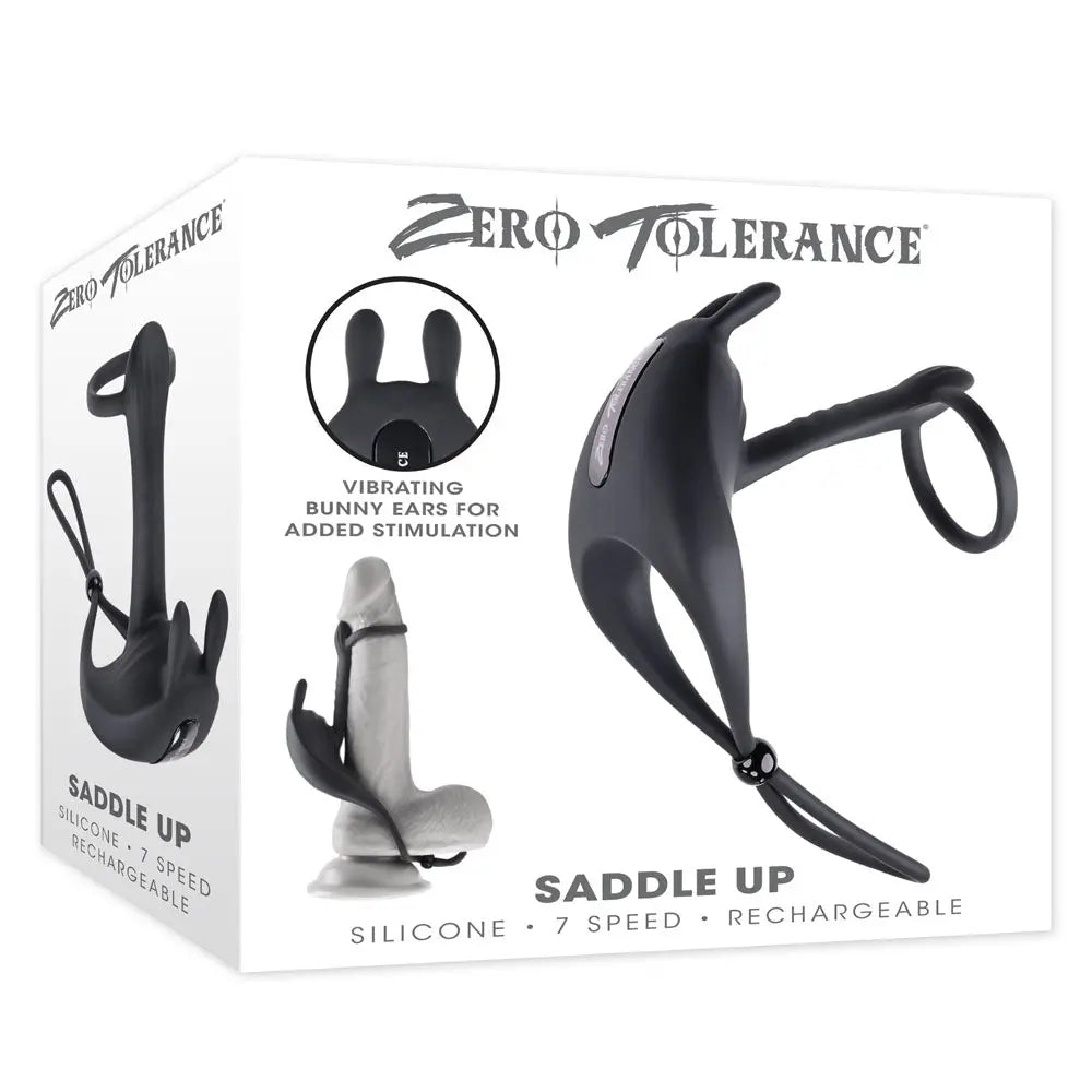 Affordable quality Zero Tolerance SADDLE UP -  USB Rechargeable Vibrating Cock & Ball Rings  from Zero Tolerance by Discreet Intimate Essentials with Discreet Delivery 
